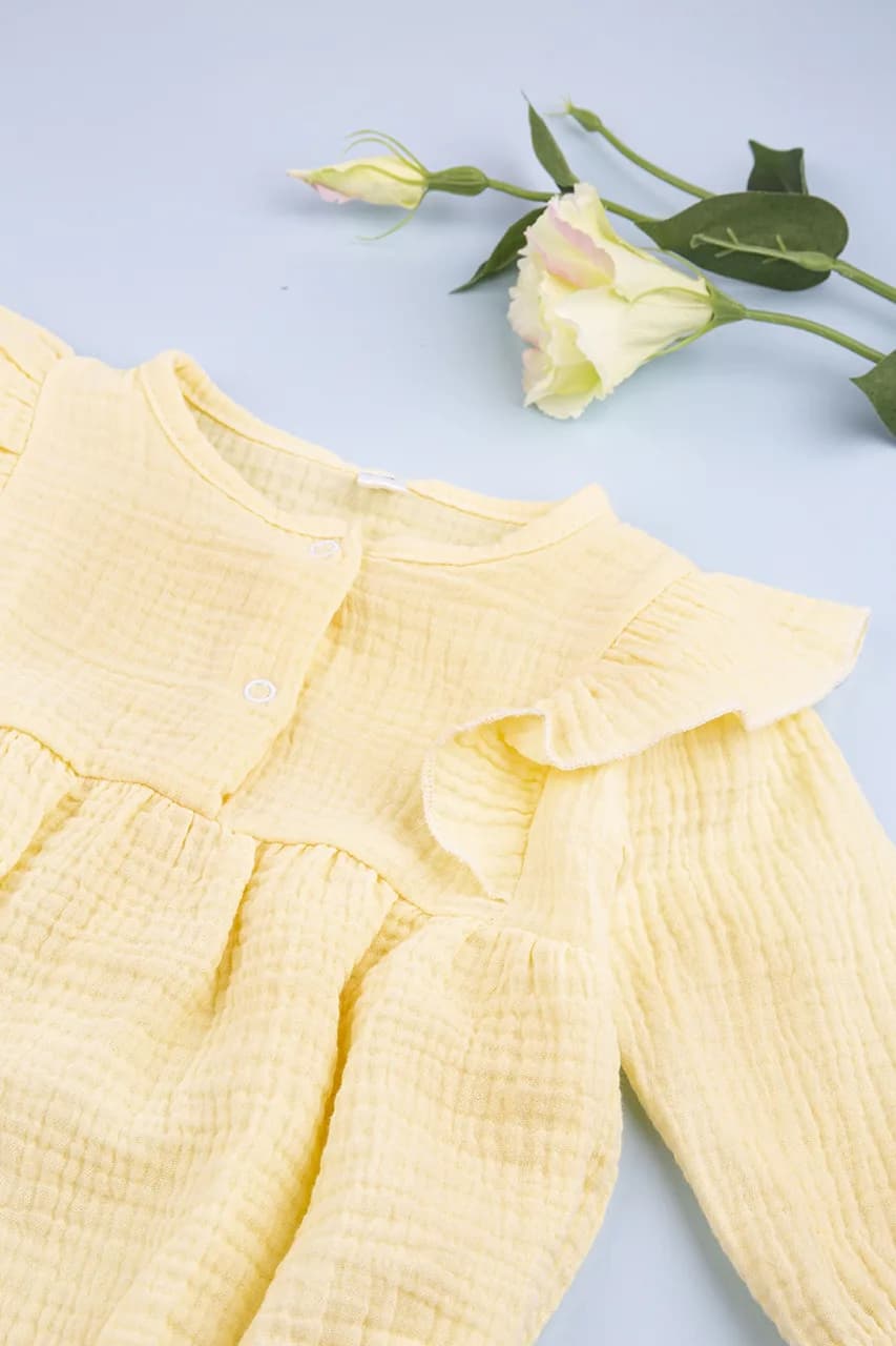 Боди+повязка 56-74 Twins Baby 0538013-1 -желтый фото 2 Боди+повязка 56-74 Twins Baby 0538013-1 -желтый фото 2