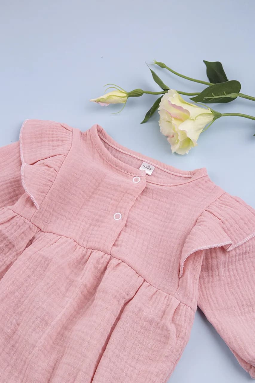 Боди для новорожденных 56-74 Twins Baby 0538017 -розовый фото 2