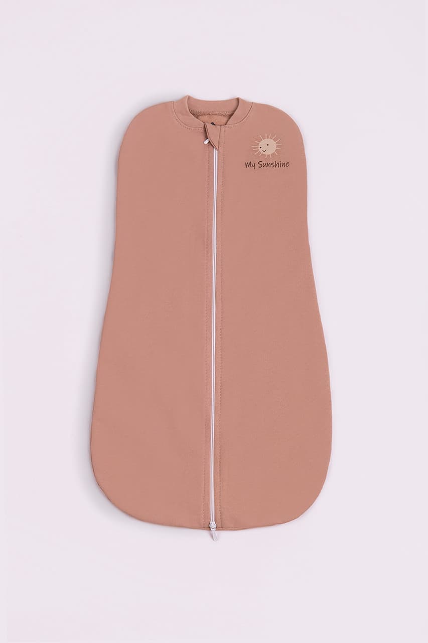 Пелёнка-кокон 56-62 Minikin "My love" 2426101 -коричневый