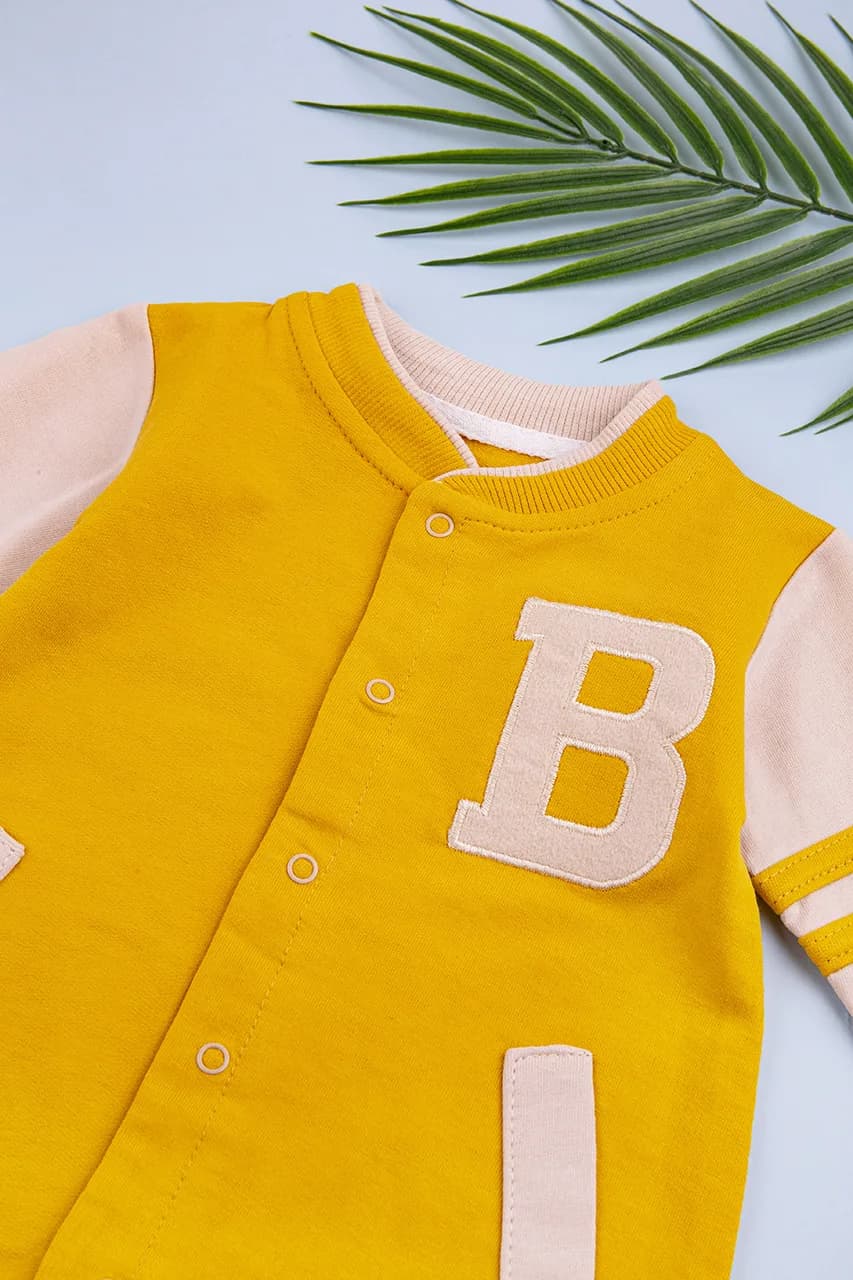 Комбінезон дитячий 3-12 Murat baby 7954 -жовтий фото 2 Комбінезон дитячий 3-12 Murat baby 7954 -жовтий фото 2
