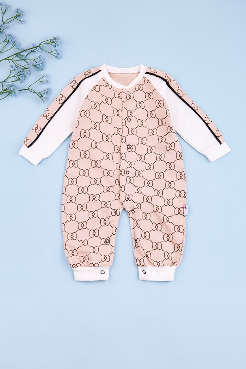 Комбинезон детский 3-12 Murat baby 7918 -молочный
