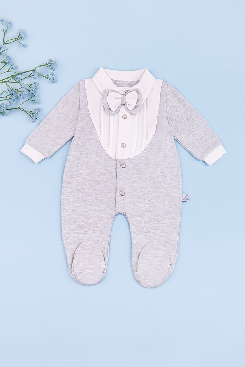 Комбинезон для выписки 0-3 Mini born 6045 -молочный