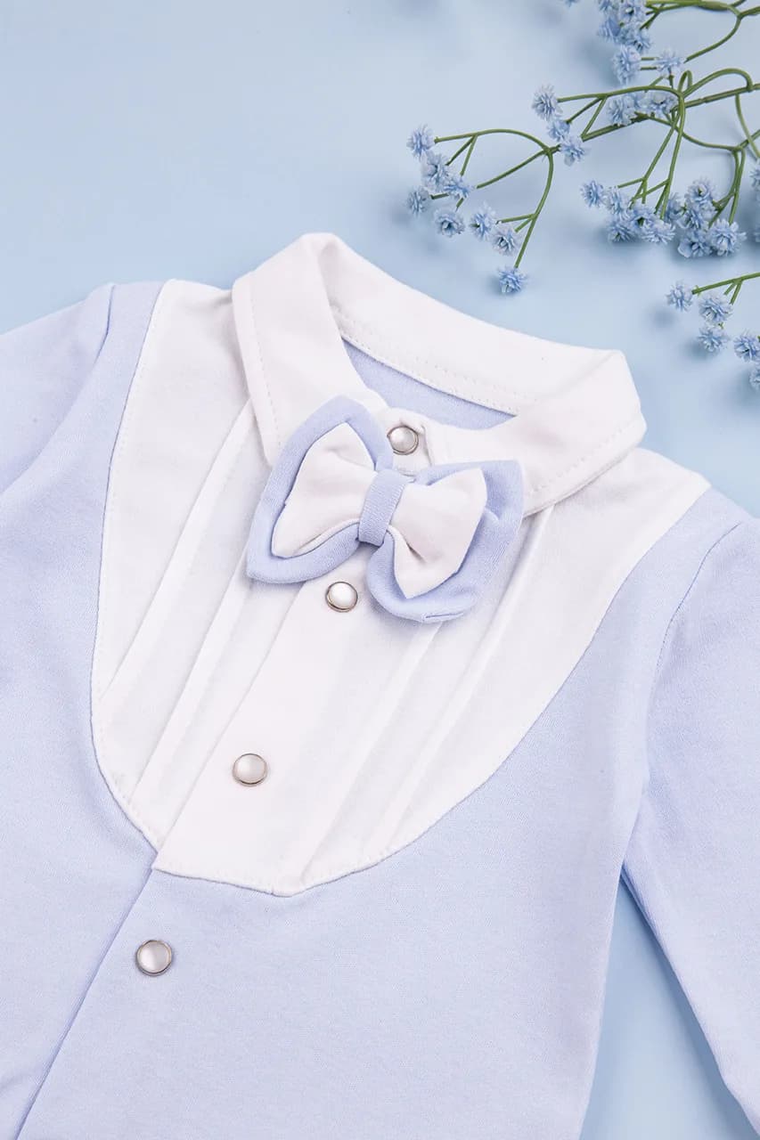 Комбинезон для выписки 0-3 Mini born 6045 -молочный фото 2 Комбинезон для выписки 0-3 Mini born 6045 -молочный фото 2