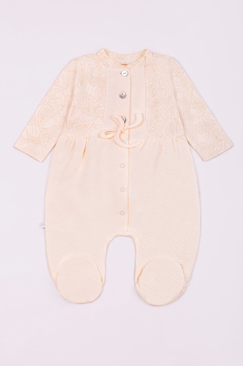 Комбінезон для новонароджених Caramell TK1888 -бежевий