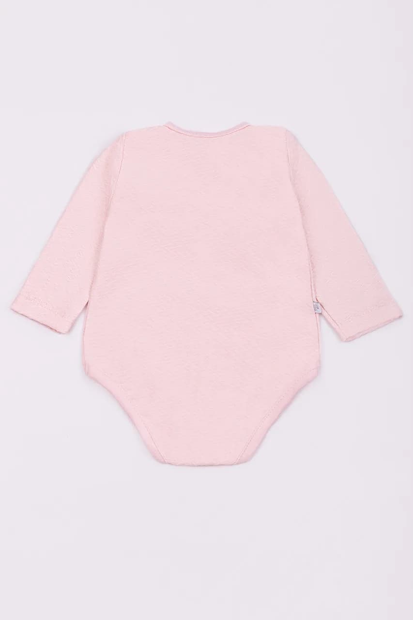 Боді для новонароджених Caramel ВK1913 - рожевий фото 2 Боді для новонароджених Caramel ВK1913 - рожевий фото 2
