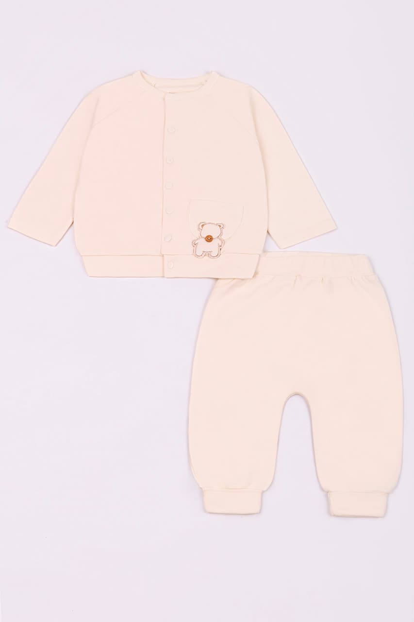 Комплект (кофта дл.рук+штаны) Caramell TKЕ1460 -бежевый