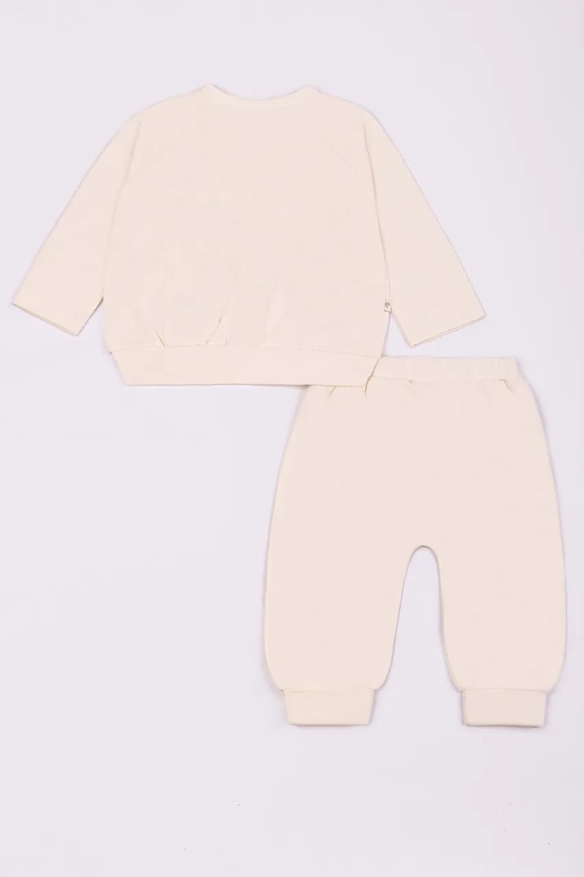 Комплект (кофта дл.рук+штаны) Caramell TKЕ1460 -бежевый фото 2 Комплект (кофта дл.рук+штаны) Caramell TKЕ1460 -бежевый фото 2