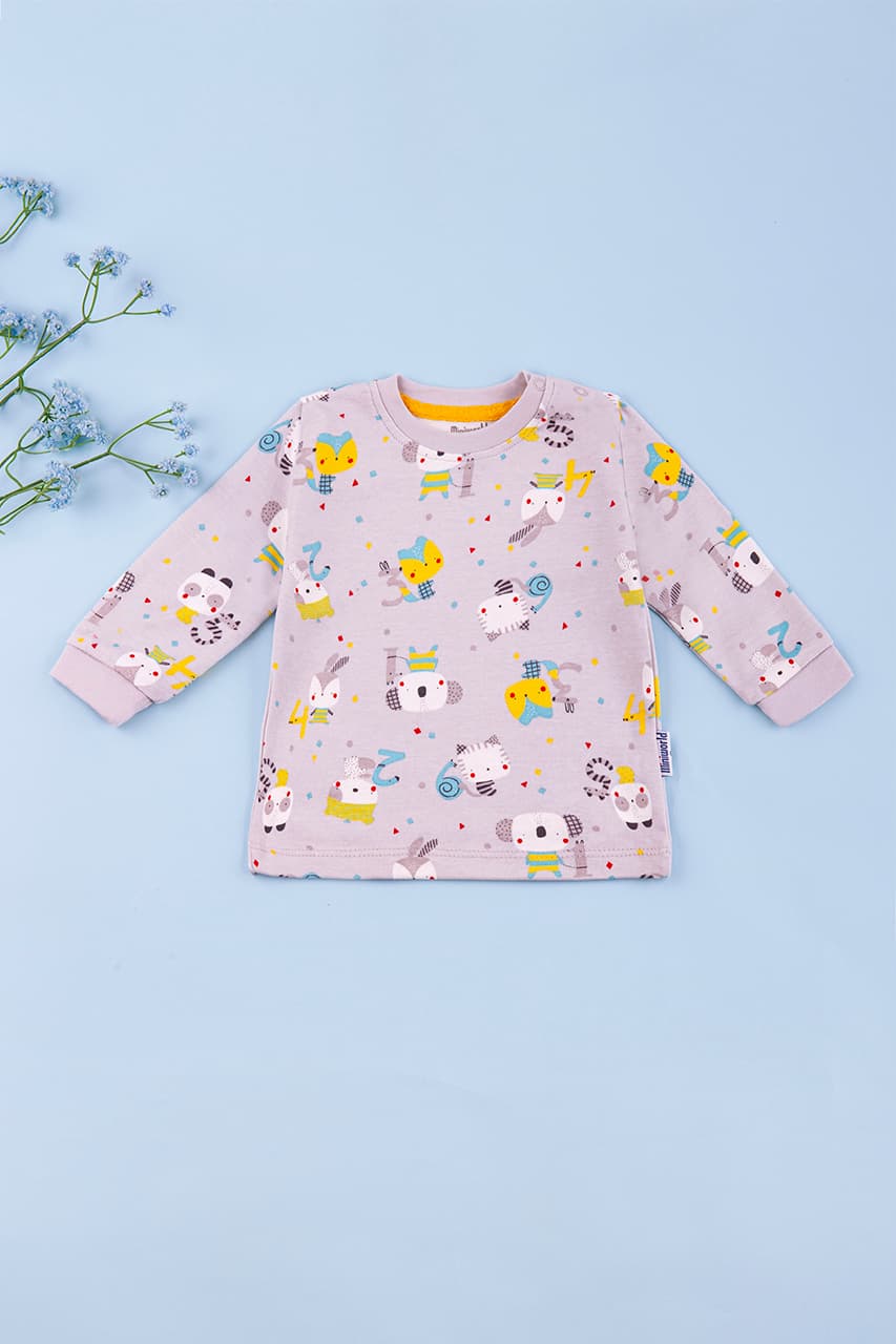 Кофта 3-12 Miniworld 16311 -сірий