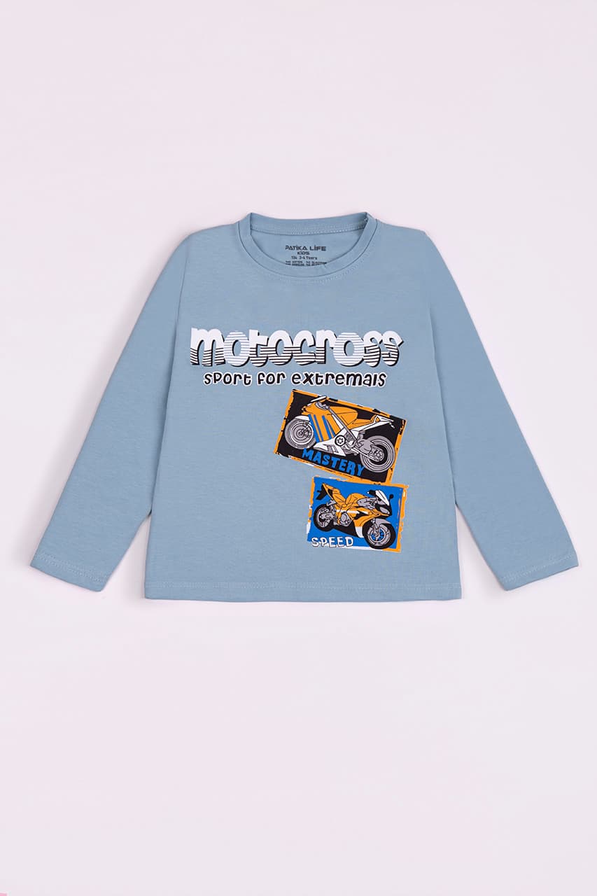 Футболка дл.рук "Motocross" мальчик 93130