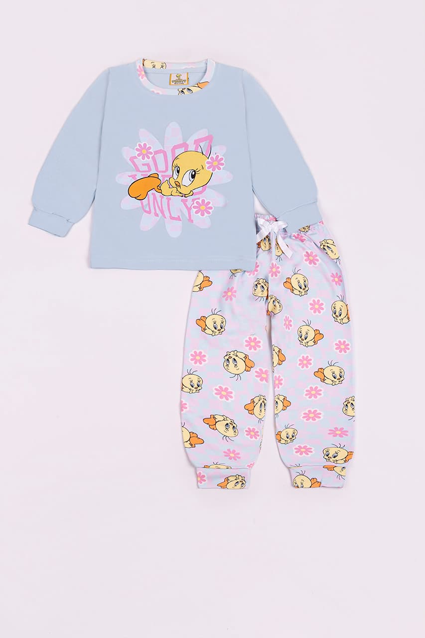 Пижама (футболка+штаны) Tweety 2747 -голубой