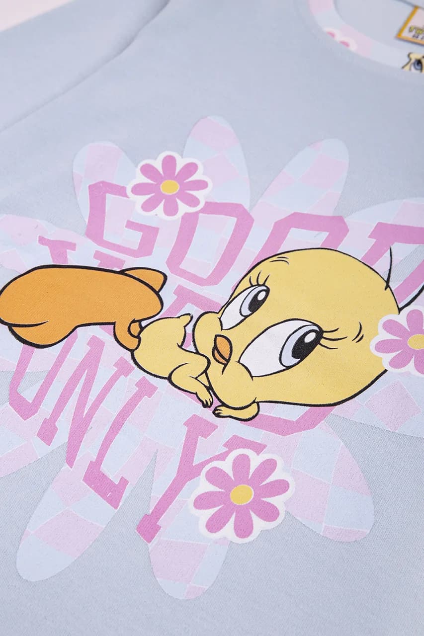 Пижама (футболка+штаны) Tweety 2747 -голубой фото 4 Пижама (футболка+штаны) Tweety 2747 -голубой фото 4