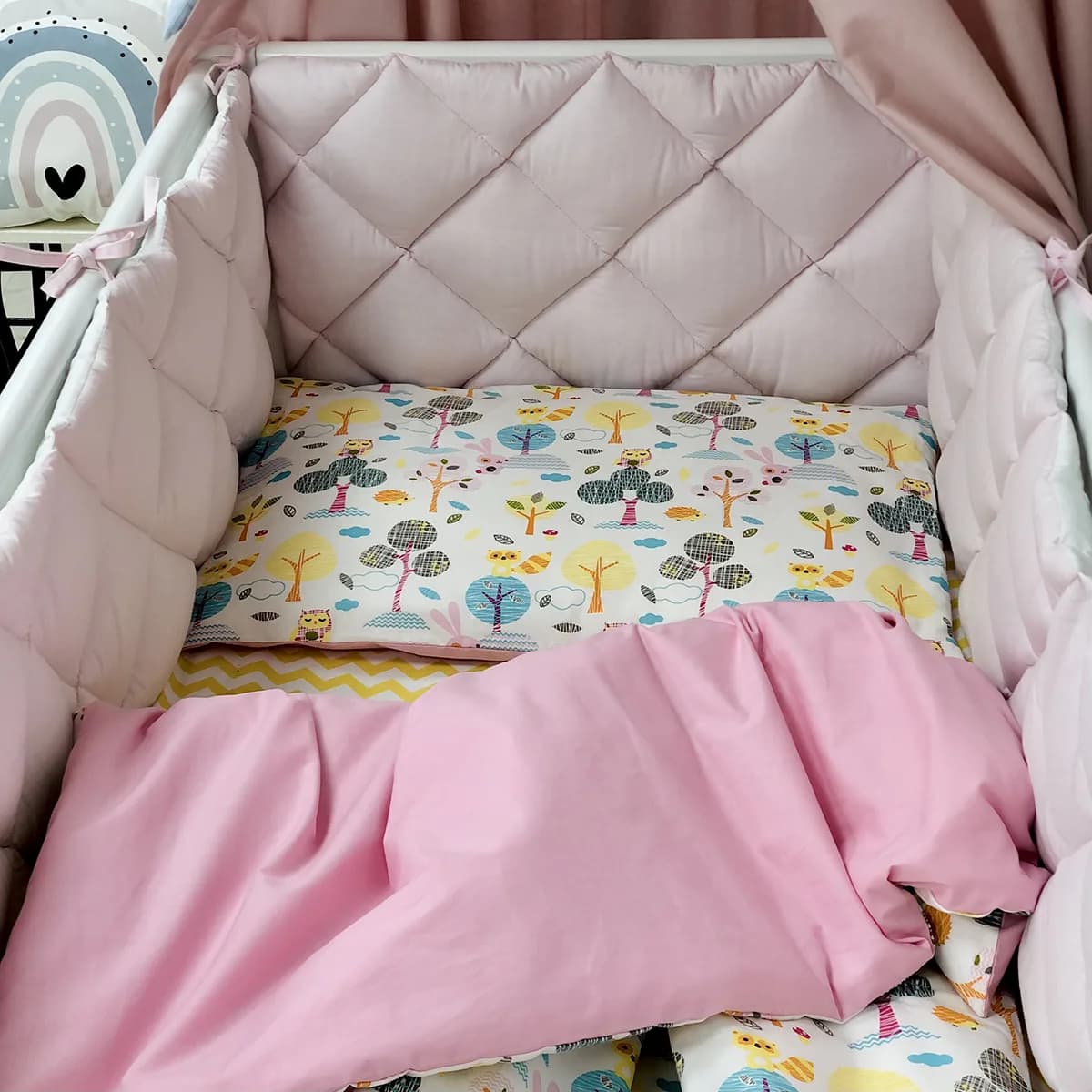 Постільний комплект Маленька Соня Baby Mix Совушки 6од 0291602 фото 5 Постільний комплект Маленька Соня Baby Mix Совушки 6од 0291602 фото 5