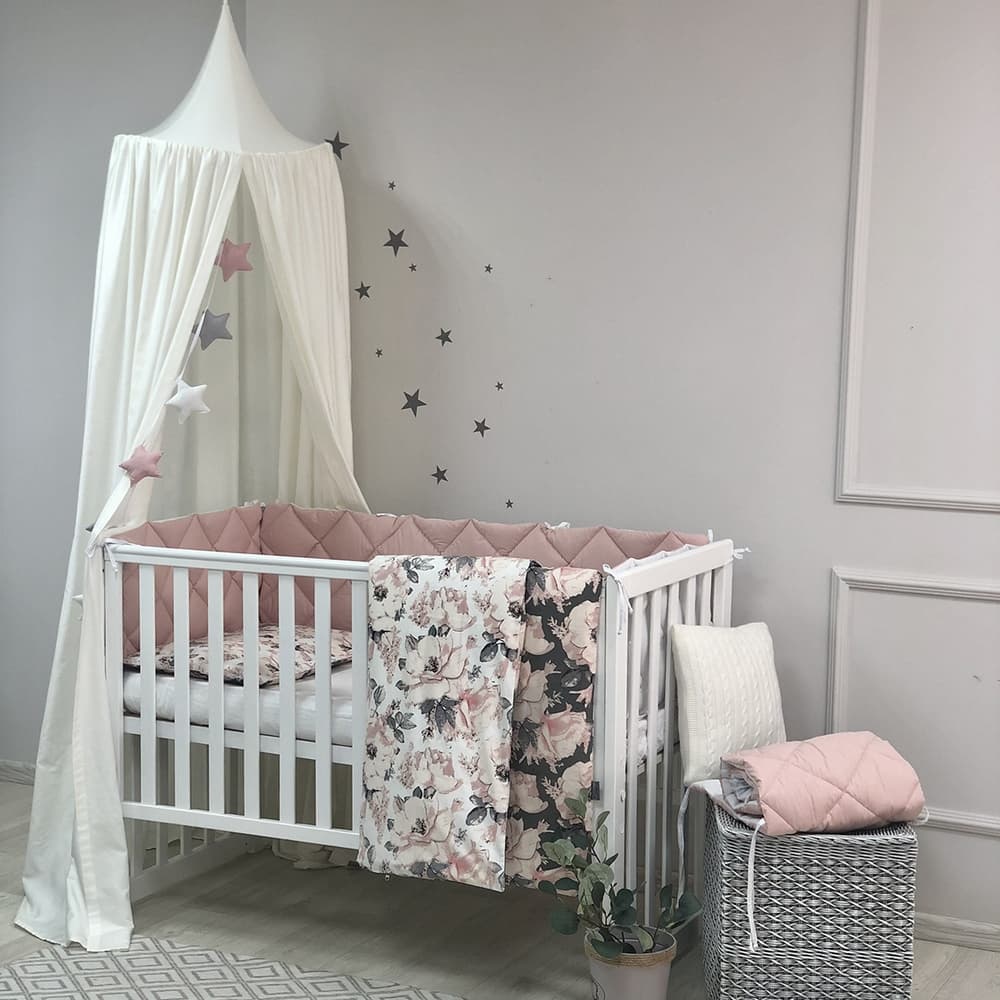 Постельный комплект Маленькая Соня Baby Mix Акварельные цветы 6ед 0291598