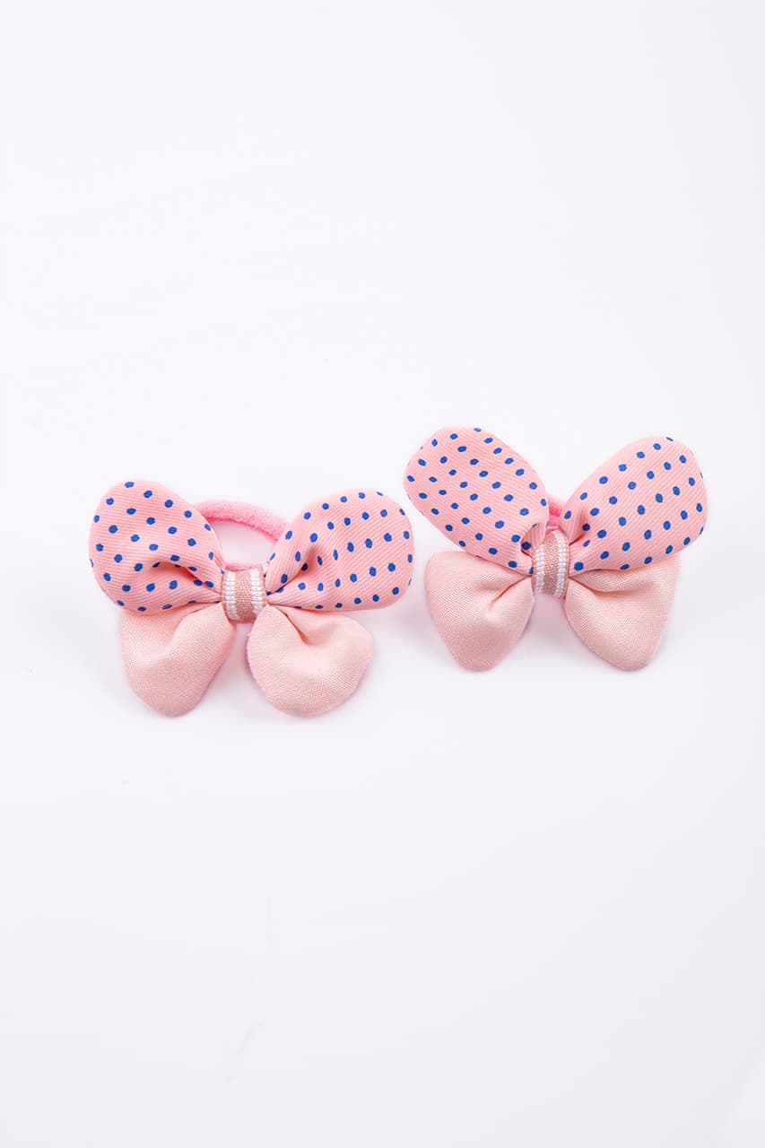 Резинка бант KO 105569 -розовый