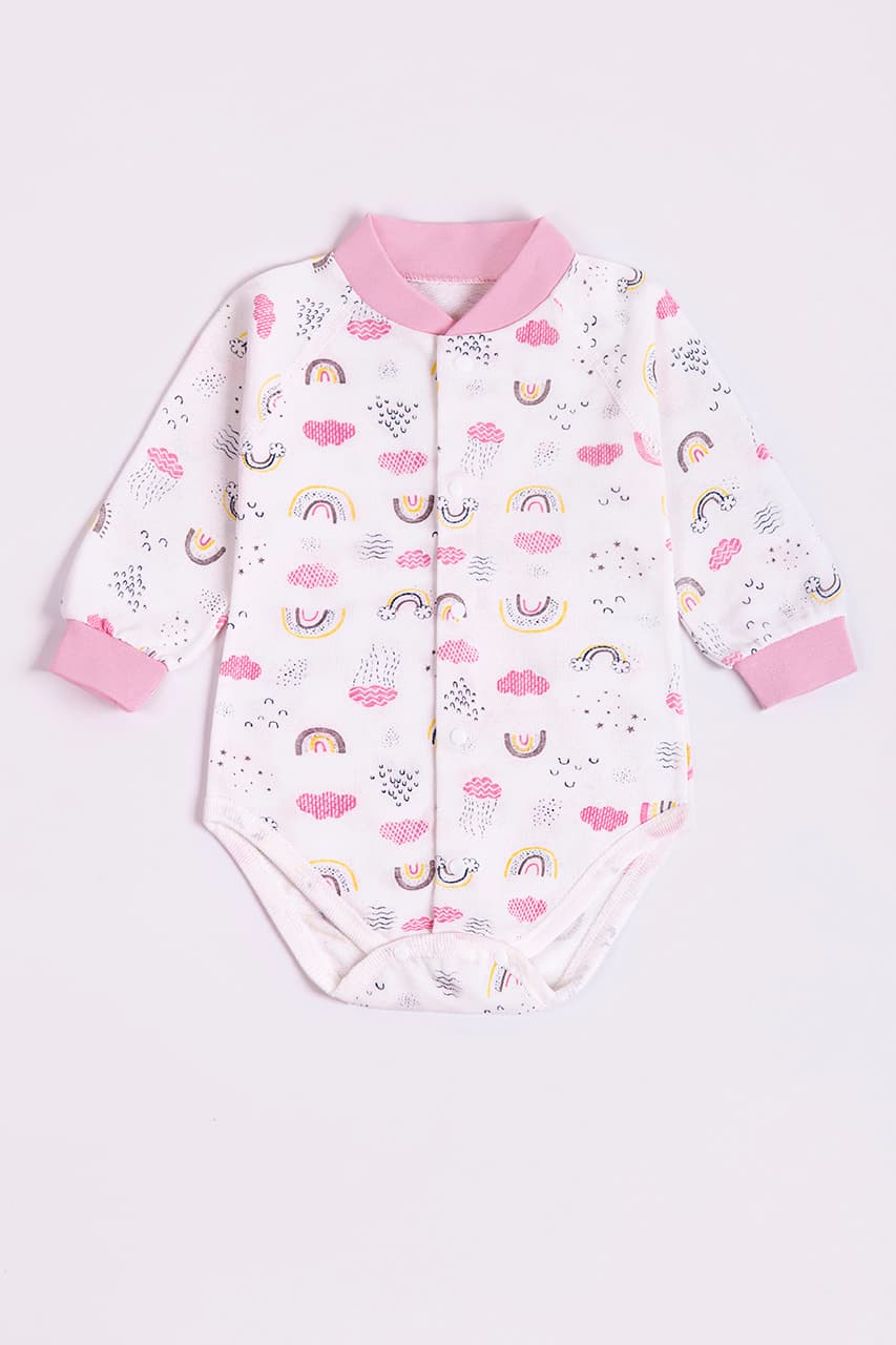 Боди для детей Happy Tot 9-052ф -розовый