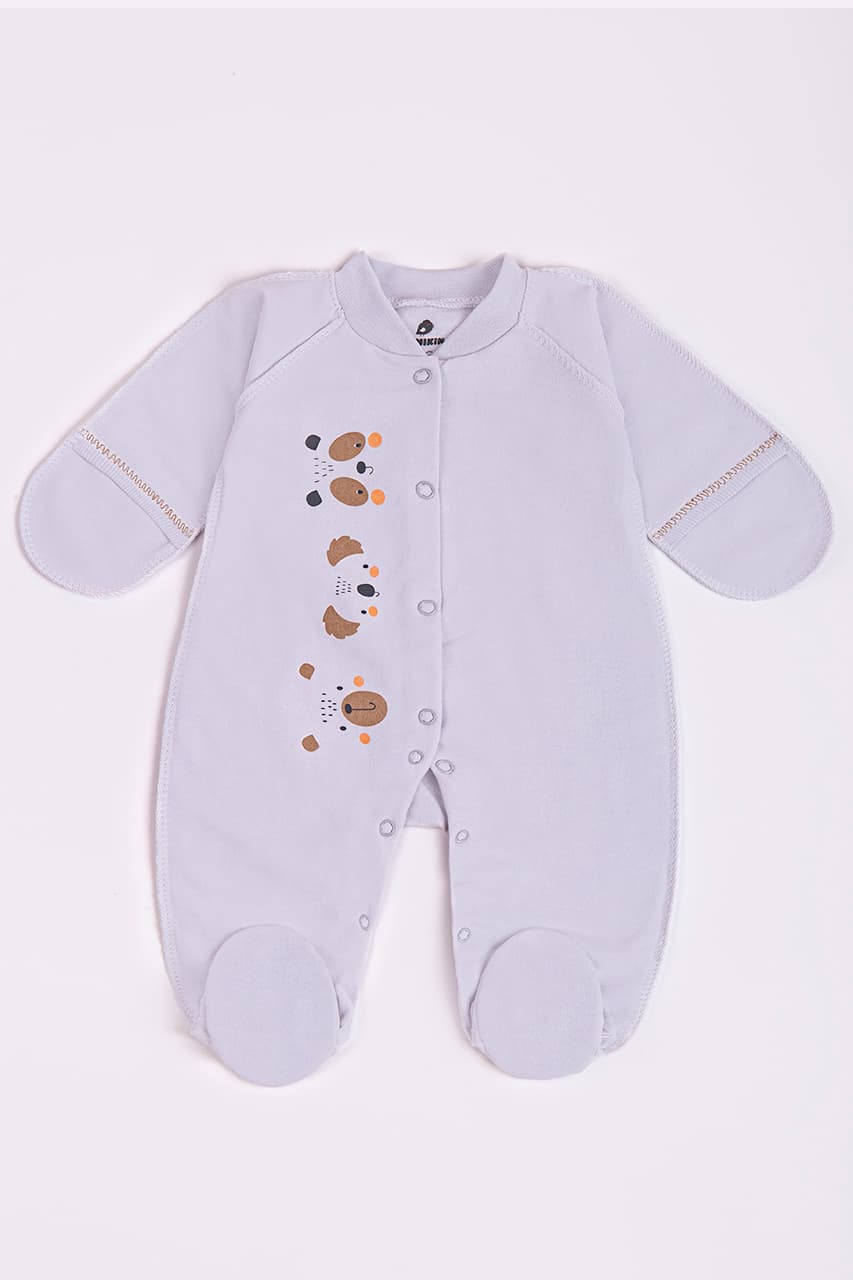 Комбінезон для новонародженого Minikin "Нappy baby" 2428401 -сірий