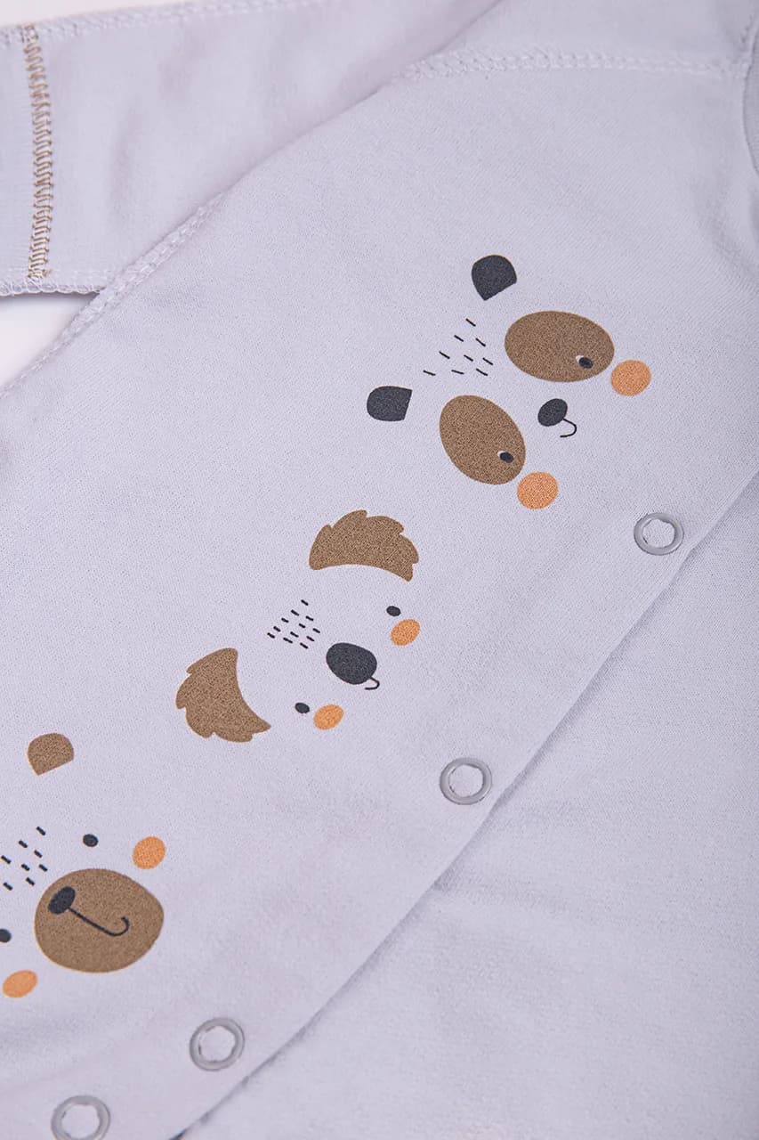 Комбінезон для новонародженого Minikin "Нappy baby" 2428401 -сірий фото 3