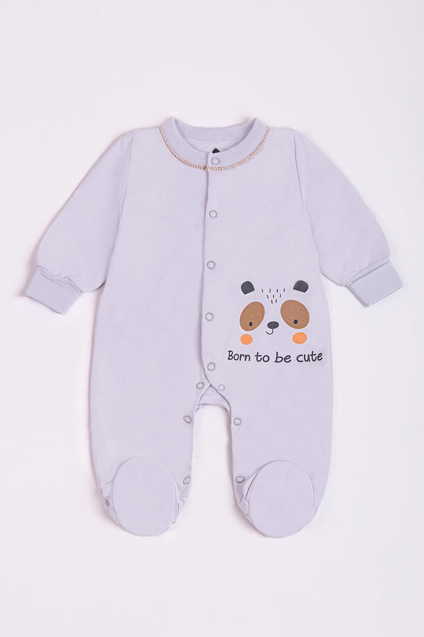 Комбінезон для новонародженого Minikin "Нappy baby" 2428601 -сірий