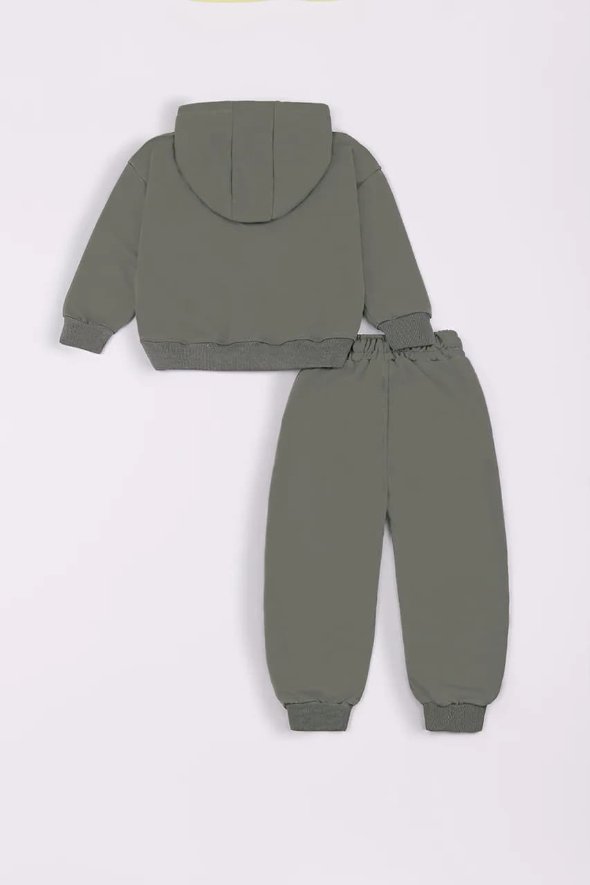 Костюм спорт. (толстовка+штаны) мальчик Hart 1391зеленый фото 2