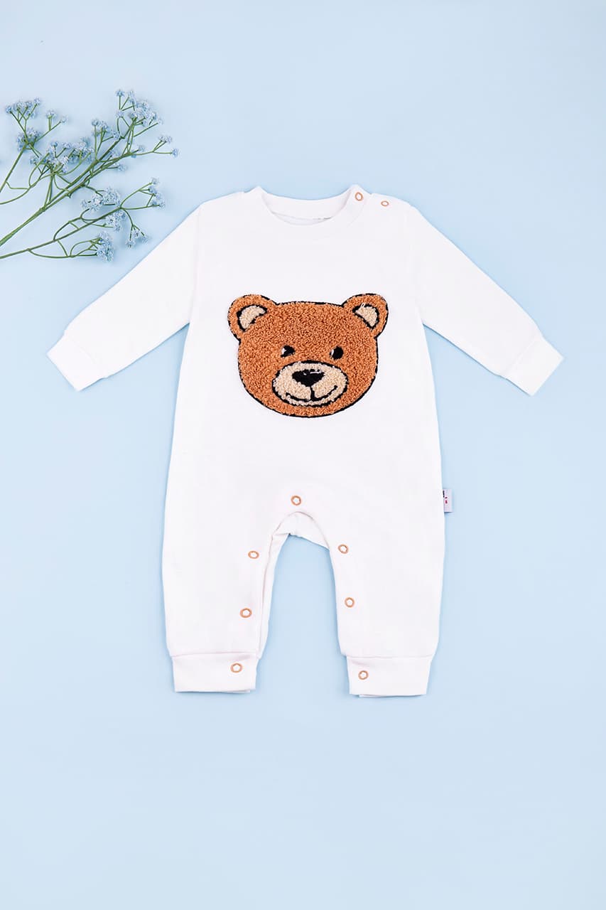 Комбинезон детский 3-12 Murat baby 7510-молочный