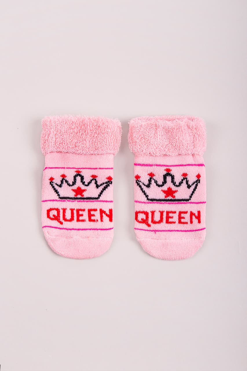Шкарпетки Queen махра 0 ТО 0151 -рожевий