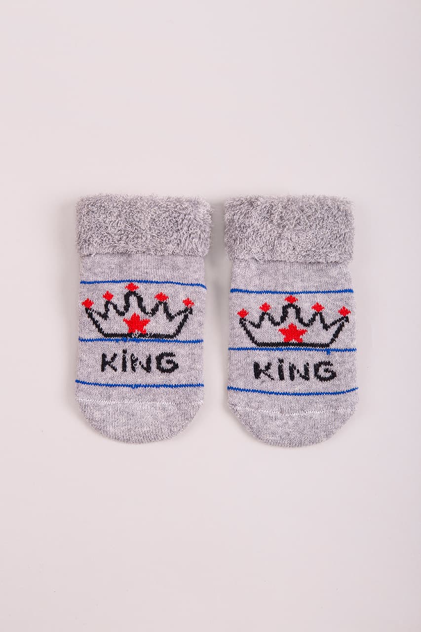 Шкарпетки King махра 0 ТО 0151 -сірий
