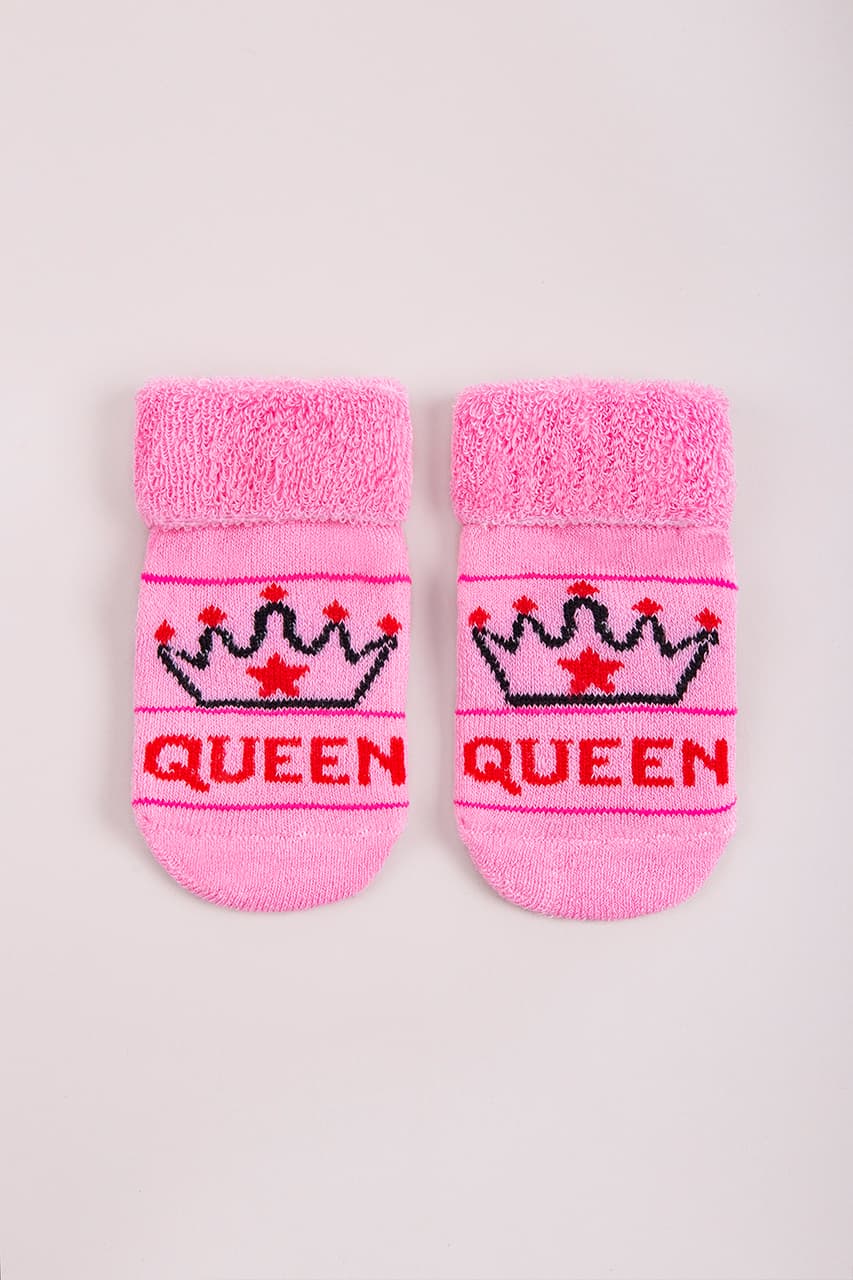 Шкарпетки Queen махра 0 ТО 0151 -рожевий