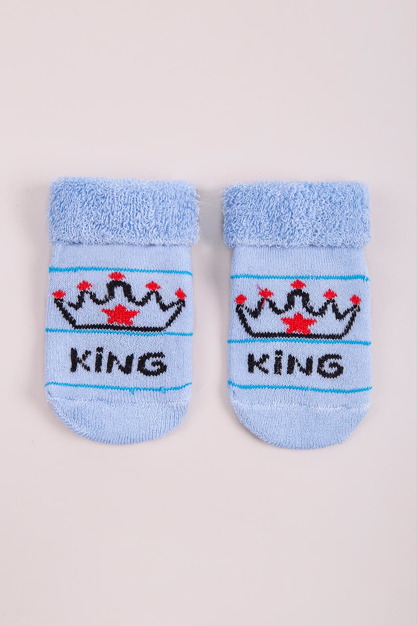 Шкарпетки King махра 0 ТО 0151 -блакитний