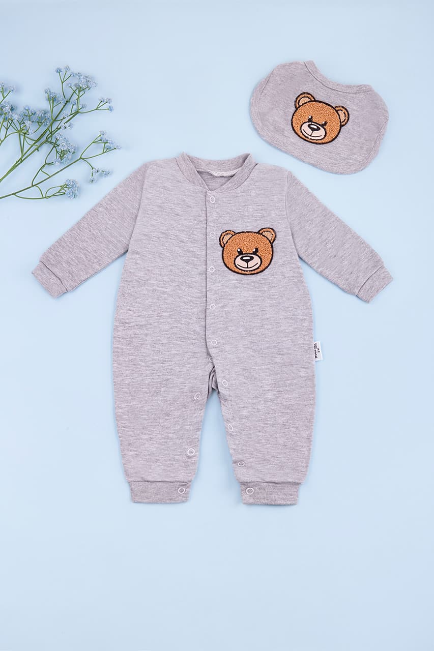 Комбінезон дитячий 3-12 Murat baby 7634-сірий