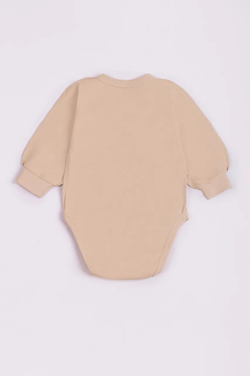 Боди-распашонка Minikin 213703 -бежевый фото 2 Боди-распашонка Minikin 213703 -бежевый фото 2