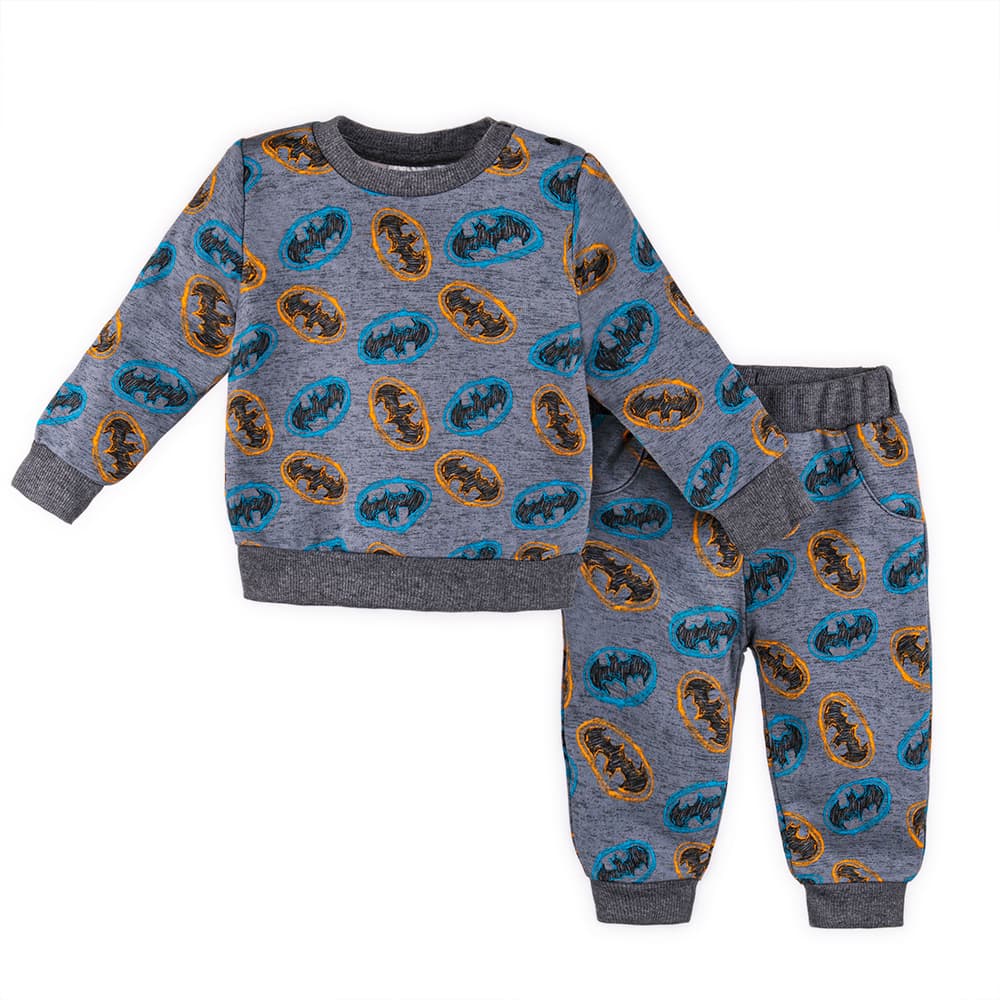 Комплект для мальчика (толстовка+штаны) 68-92 Disney Batman BM18279 Комплект для мальчика (толстовка+штаны) 68-92 Disney Batman BM18279