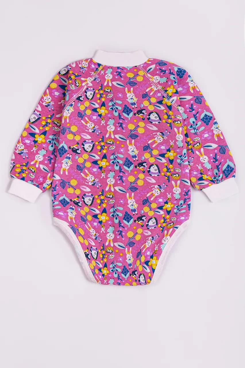 Боди 68-80 Happy Tot 9-052ф -розовый фото 2 Боди 68-80 Happy Tot 9-052ф -розовый фото 2