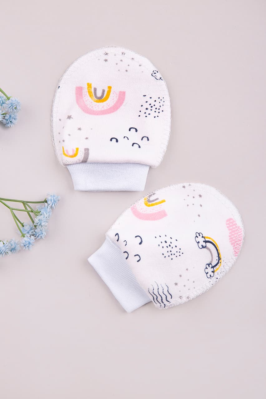 Рукавички 50-56 Happy TOT 9-016-1-молочний