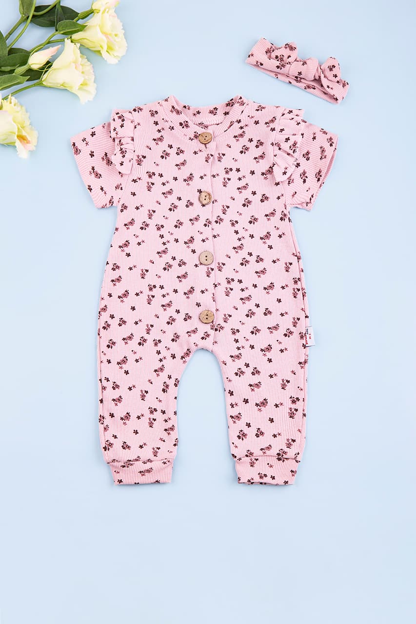 Комбинезон детский 3-12 Murat baby 7765-розовый