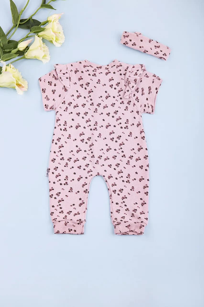 Комбинезон детский 3-12 Murat baby 7765-розовый фото 2 Комбинезон детский 3-12 Murat baby 7765-розовый фото 2