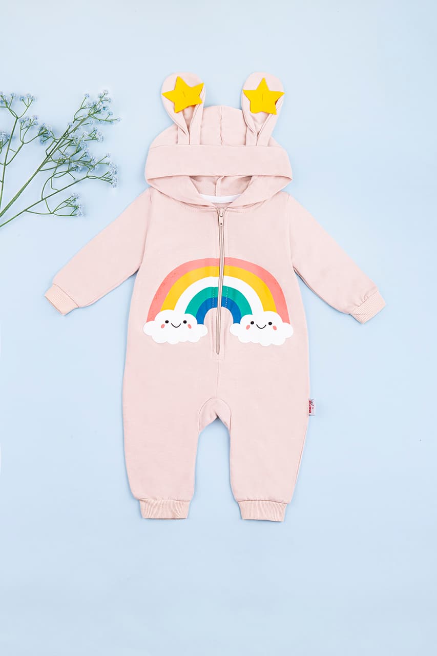 Комбинезон детский 3-12 Murat baby 7027-1-бежевый