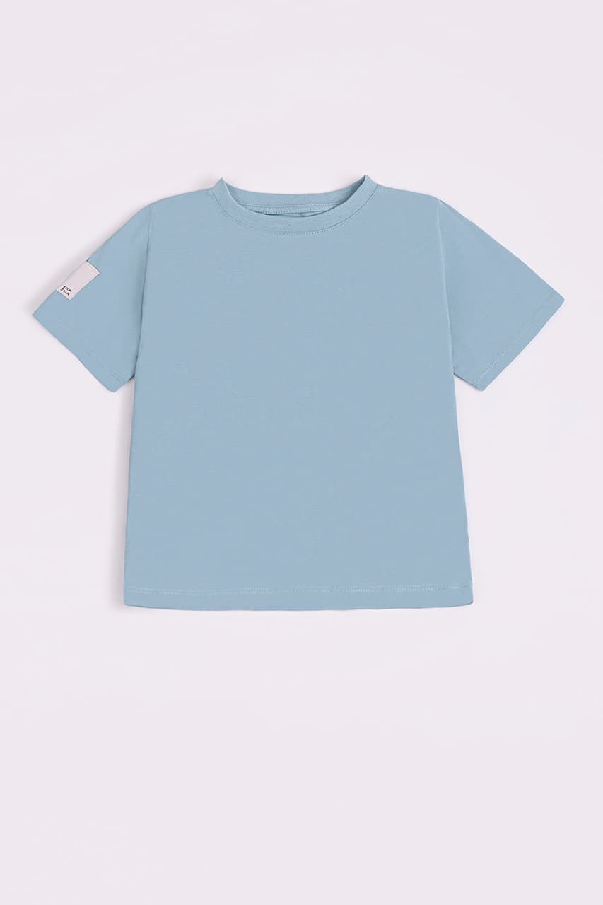 Футболка oversize мальчик 055 голубой