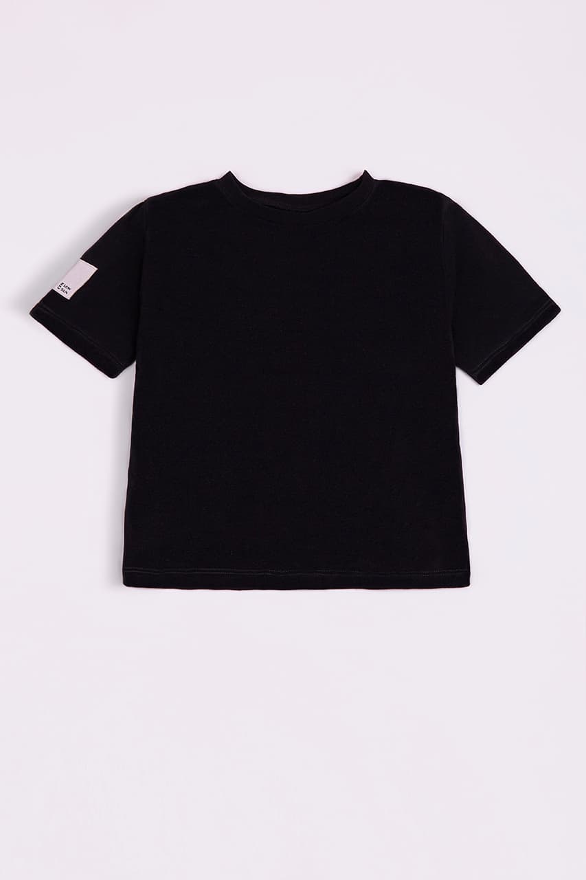 Футболка oversize мальчик 055 черный