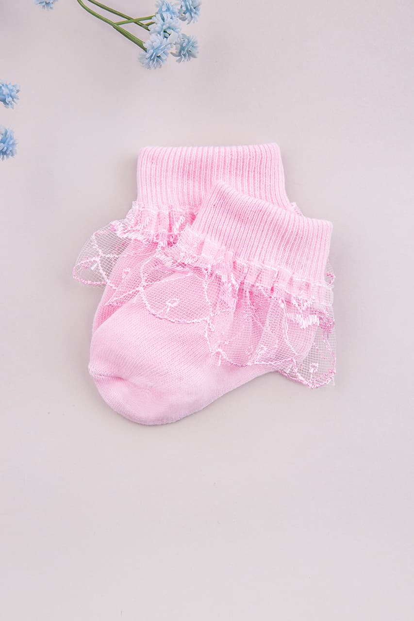 Шкарпетки 0-6 Twins Baby 0002 -рожевий