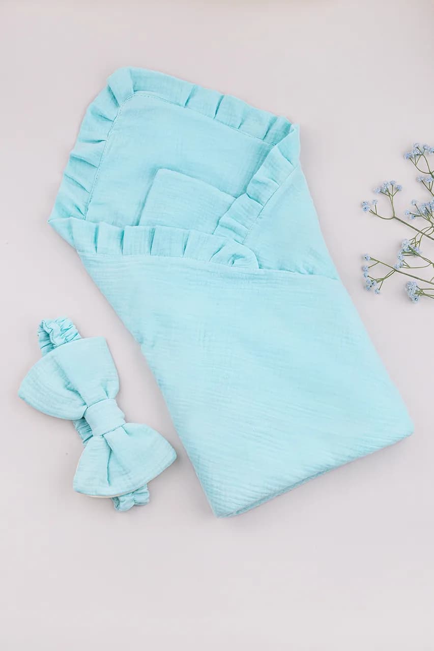 Конверт Twins Baby 2705 -бирюзовый фото 2 Конверт Twins Baby 2705 -бирюзовый фото 2