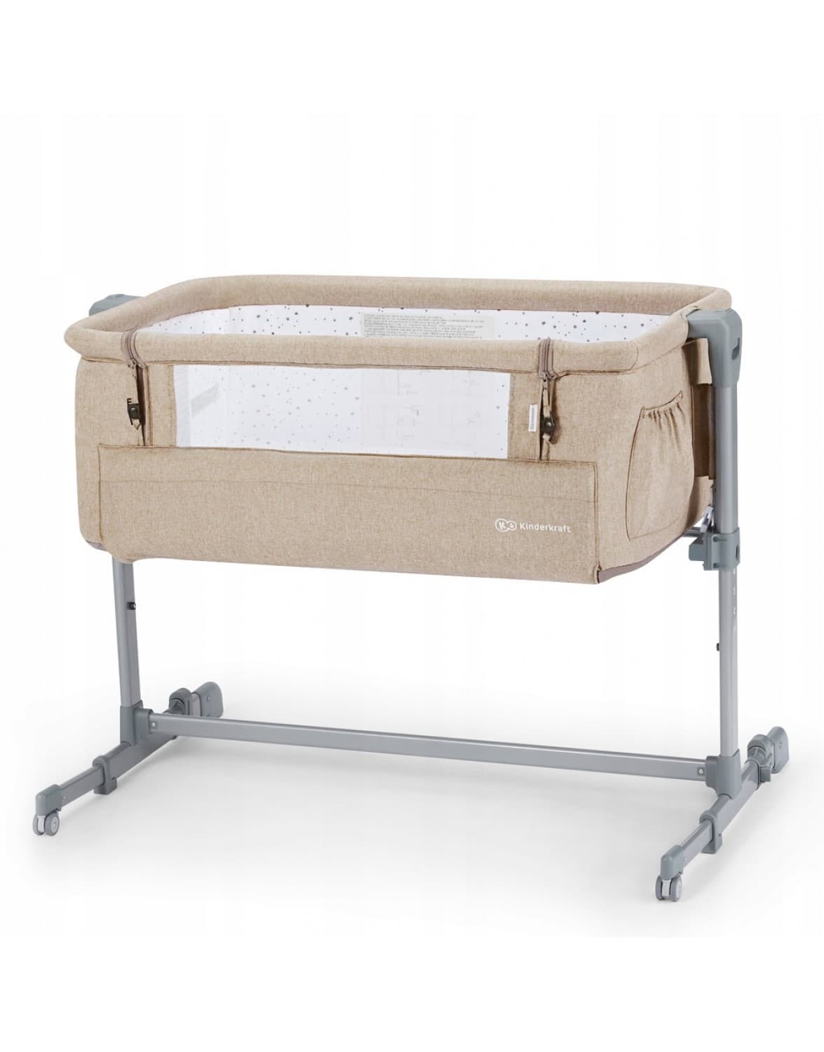 Кровать-люлька приставная Kinderkraft Neste Grow KCNEGR00BEG0000 Beige