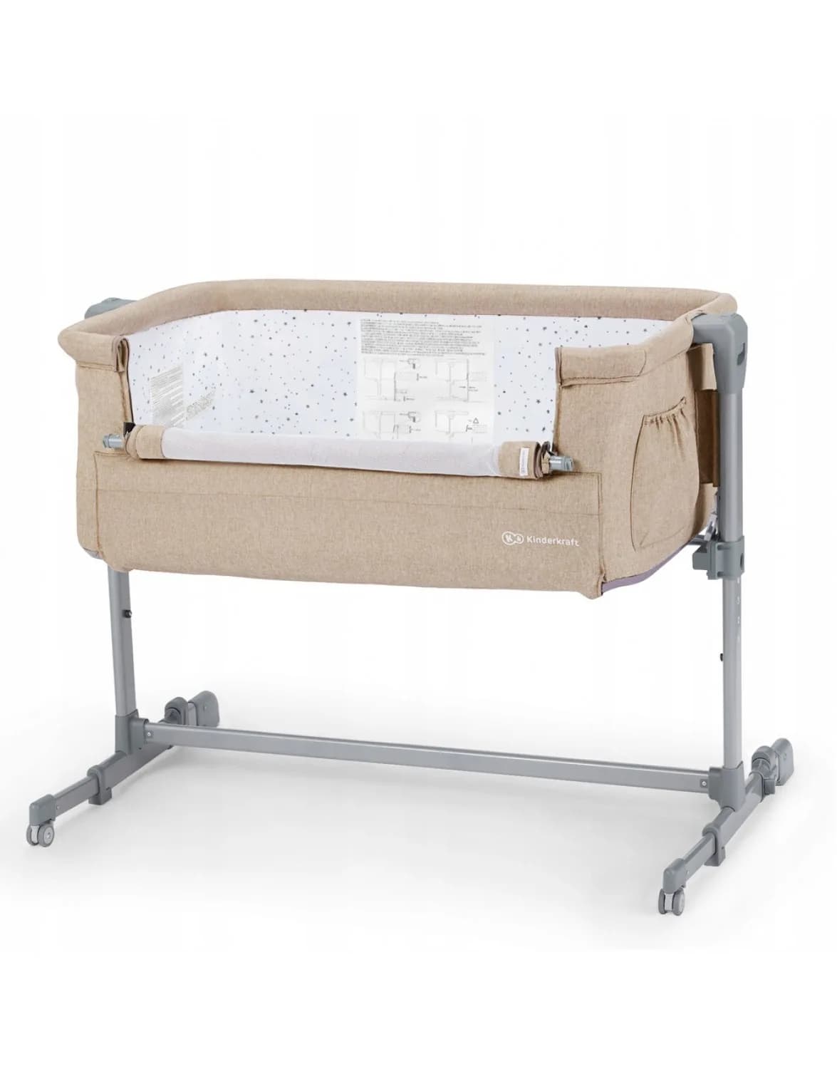 Ліжко-люлька приставне Kinderkraft Neste Grow KCNEGR00BEG0000 Beige фото 2 Ліжко-люлька приставне Kinderkraft Neste Grow KCNEGR00BEG0000 Beige фото 2