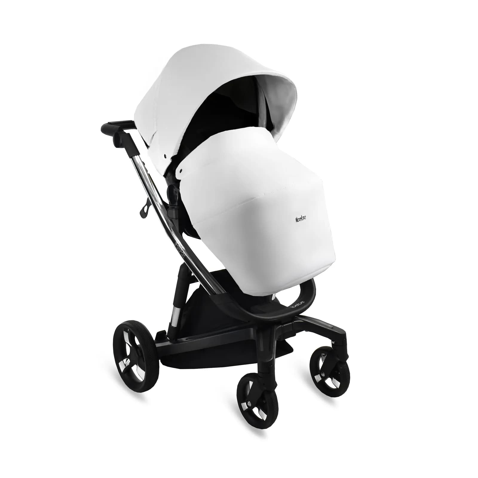 Коляска універсальна 2в1 iBebe i-stop ib-is-32 White eco Chrome фото 3 Коляска універсальна 2в1 iBebe i-stop ib-is-32 White eco Chrome фото 3