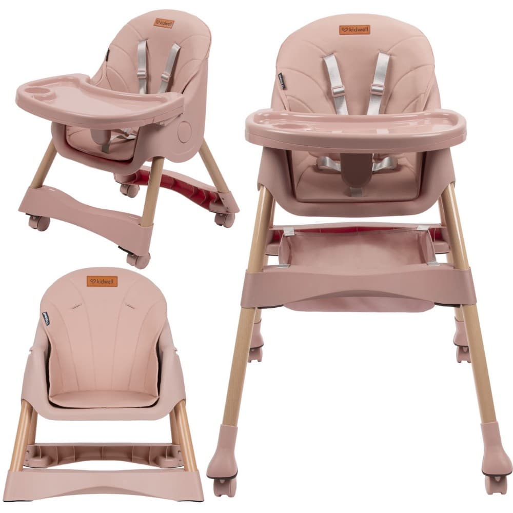 Стільчик для годування Kidwell Karimi pink KKPI Стільчик для годування Kidwell Karimi pink KKPI