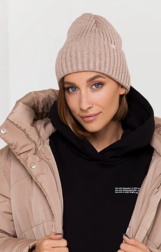 Куртка для беременных S-XXL Юла мама KIMBERLY OW-41.042 -бежевый фото 2