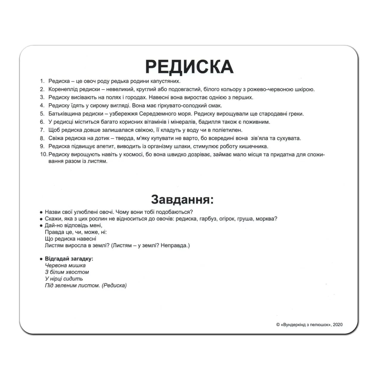 Комплект карточек Вундеркинд Овощи 95290 фото 4 Комплект карточек Вундеркинд Овощи 95290 фото 4