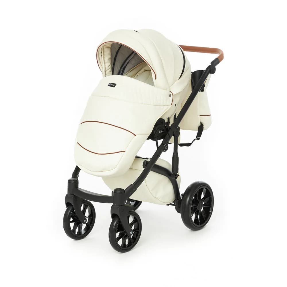 Коляска універсальна 2в1 Kidex K-Style Creme KDX0040 Handle Brown фото 8 Коляска універсальна 2в1 Kidex K-Style Creme KDX0040 Handle Brown фото 8