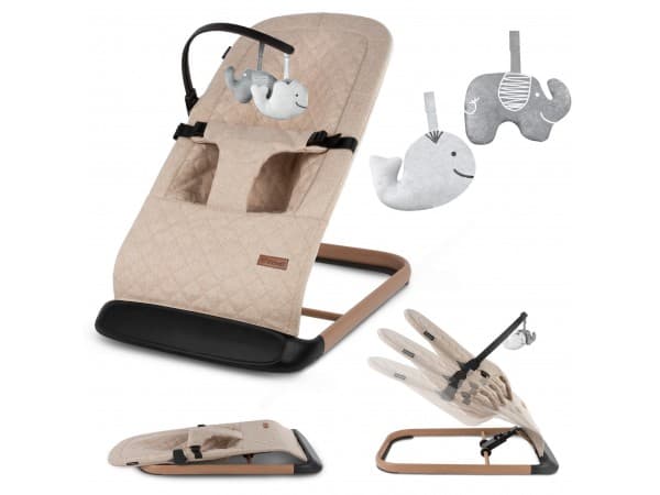 Шезлонг Kidwell Laro beige/wooden KLBE/W