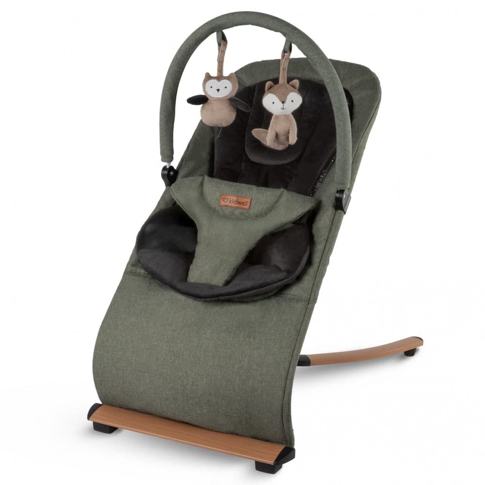 Шезлонг Kidwell Rubi green/black wooden KRGB/W