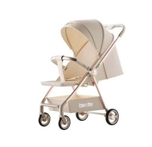 Коляска прогулочная Beruty Lux 6526BBG beige/gold фото 2